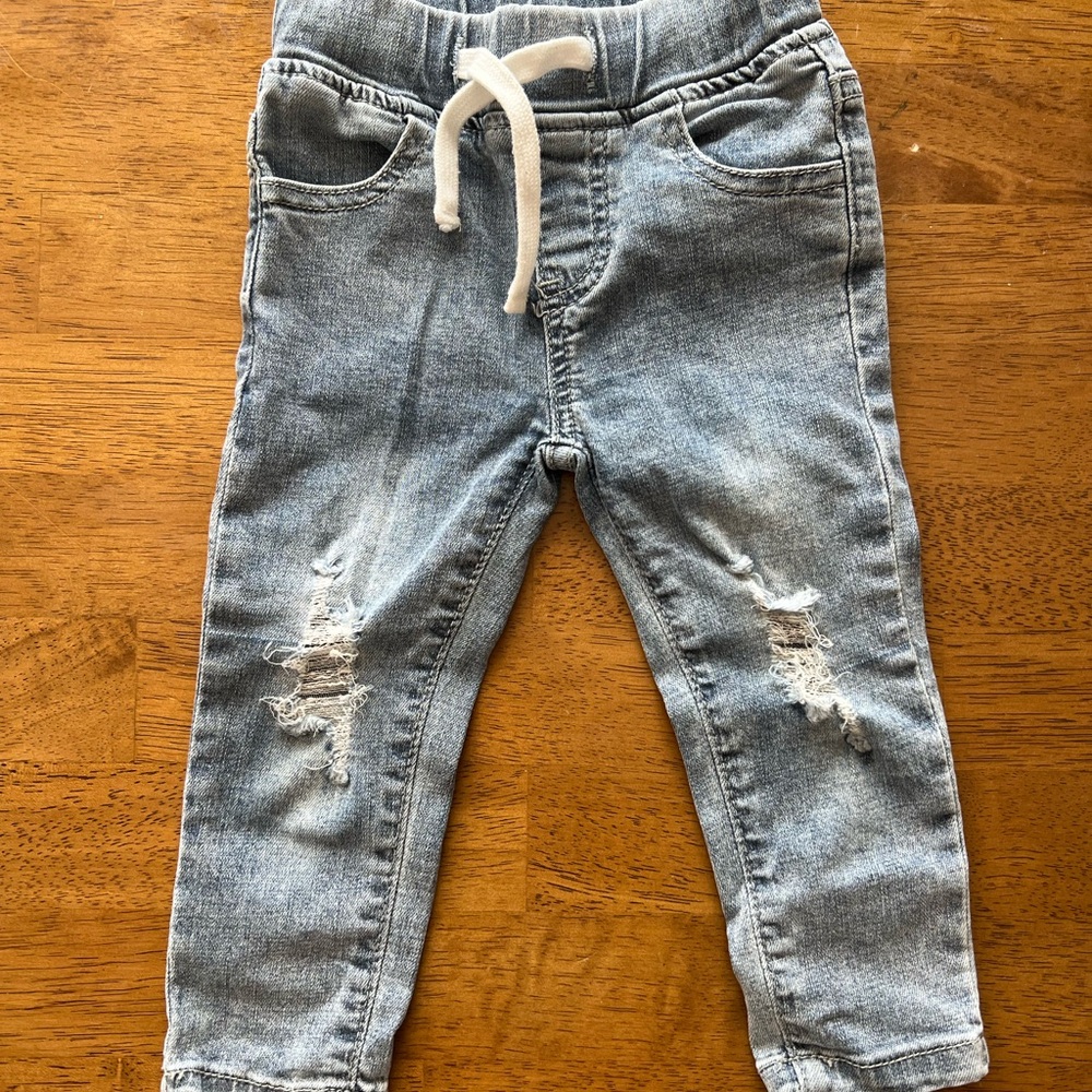 Little Bipsy Light Blue Distressed Jeans